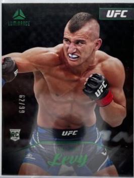 Natan Levy 2023 Panini Chronicles UFC Base Luminance #157 Green