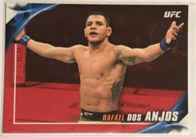 Rafael Dos Anjos 2019 Topps UFC Knockout Base #82 Red