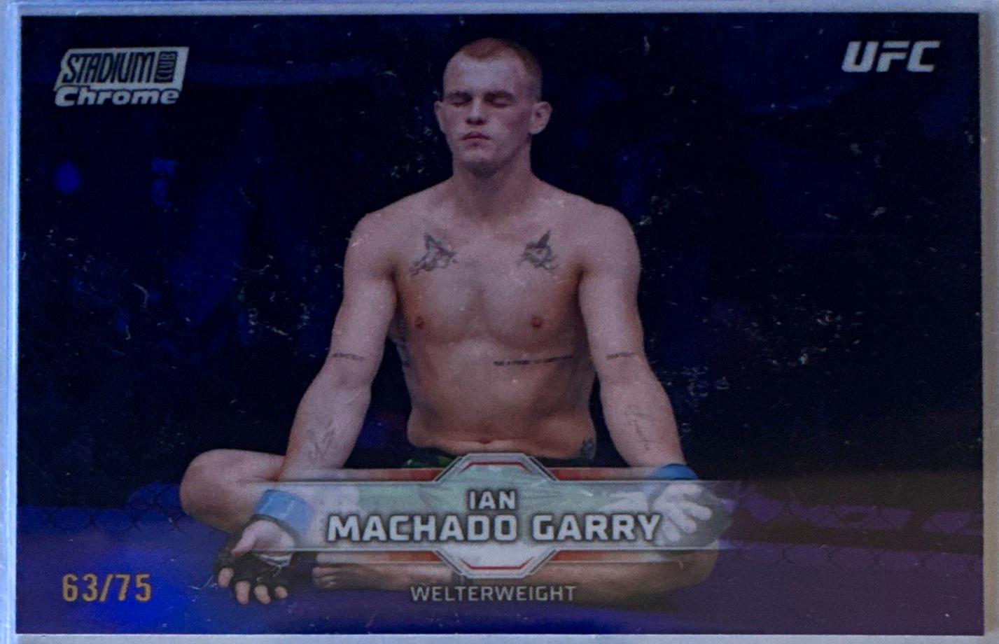 Ian Machado Garry 2026 Topps Stadium Club UFC Chrome Base #CB-52 Purple Refractor