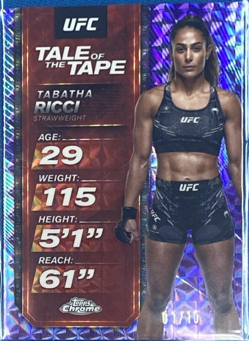 King Green 2025 Topps Chrome UFC Base #99 Purple Geometric Refractor