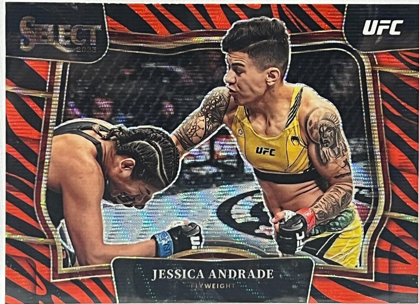 Jessica Andrade 2023 Panini Select UFC Octagonside #289 Tiger