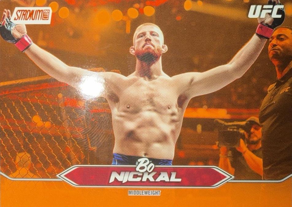 Bo Nickal 2025 Topps Stadium Club UFC Base #83 Orange