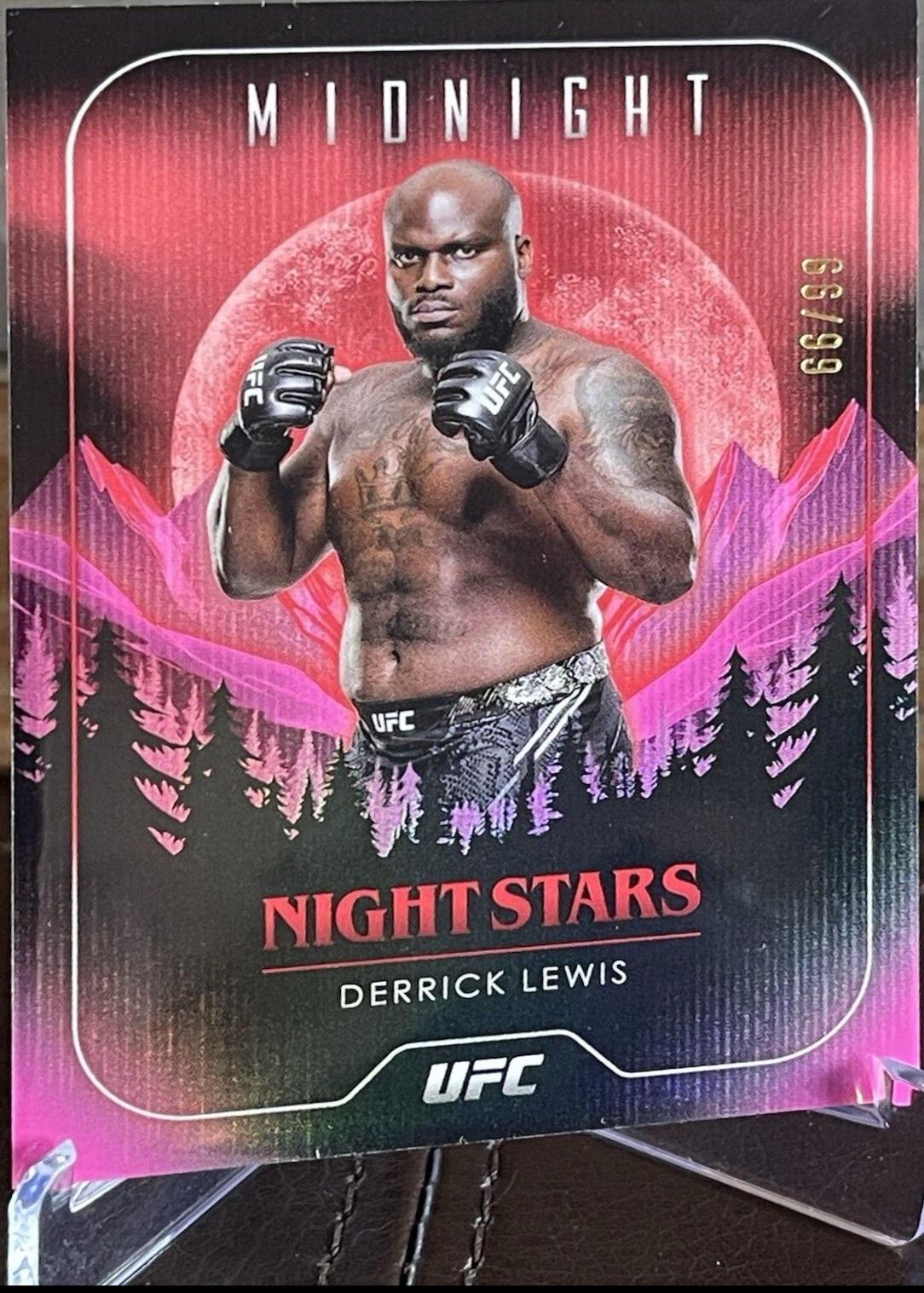 Derrick Lewis 2024 Topps Midnight UFC Night Stars #NS-3 Twilight