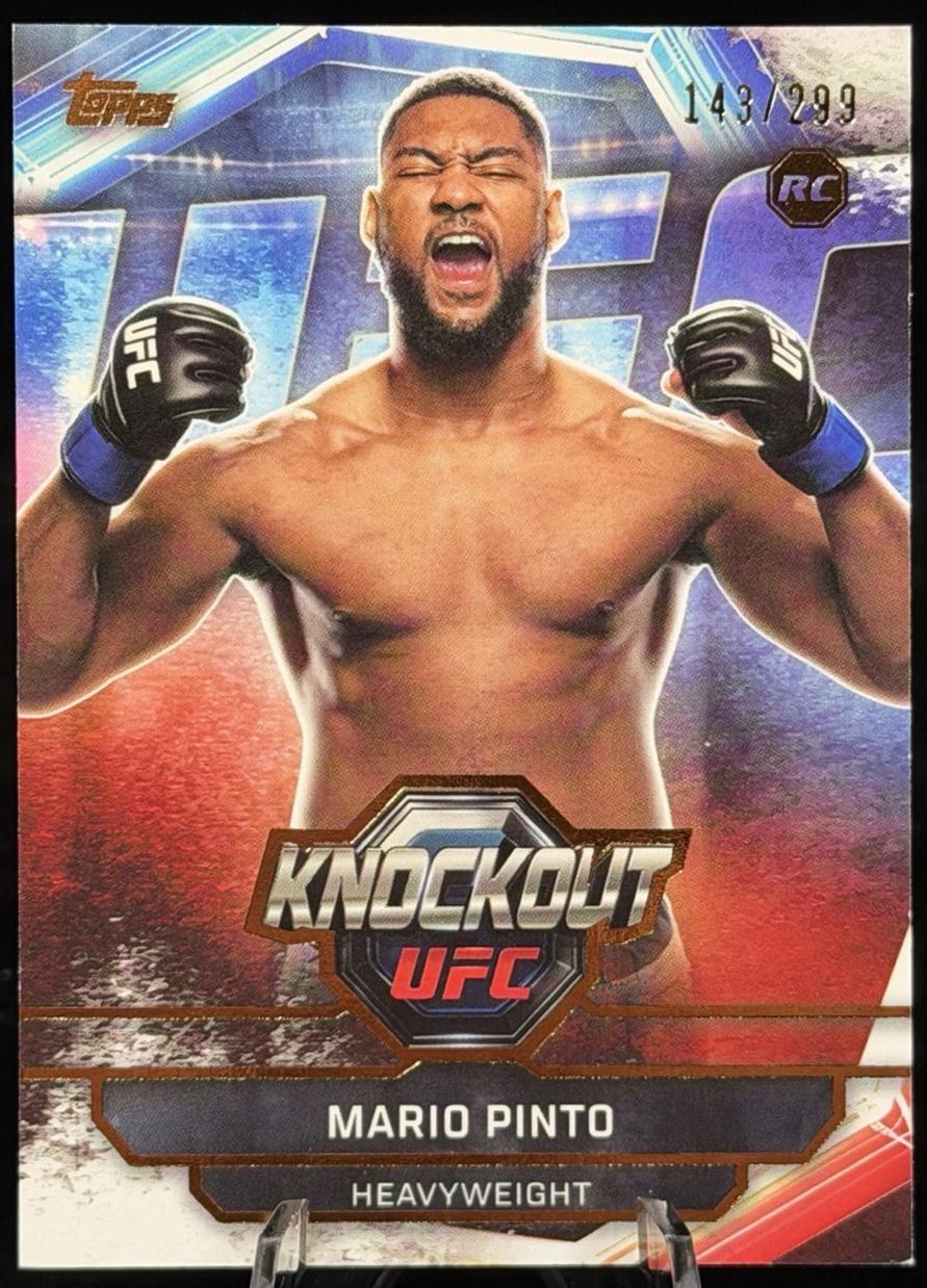 Mario Pinto 2026 Topps Knockout UFC Base #55 Bronze