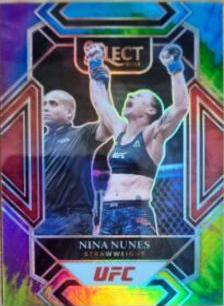 Nina Nunes 2021 Panini Select UFC Octagonside #202 Scope