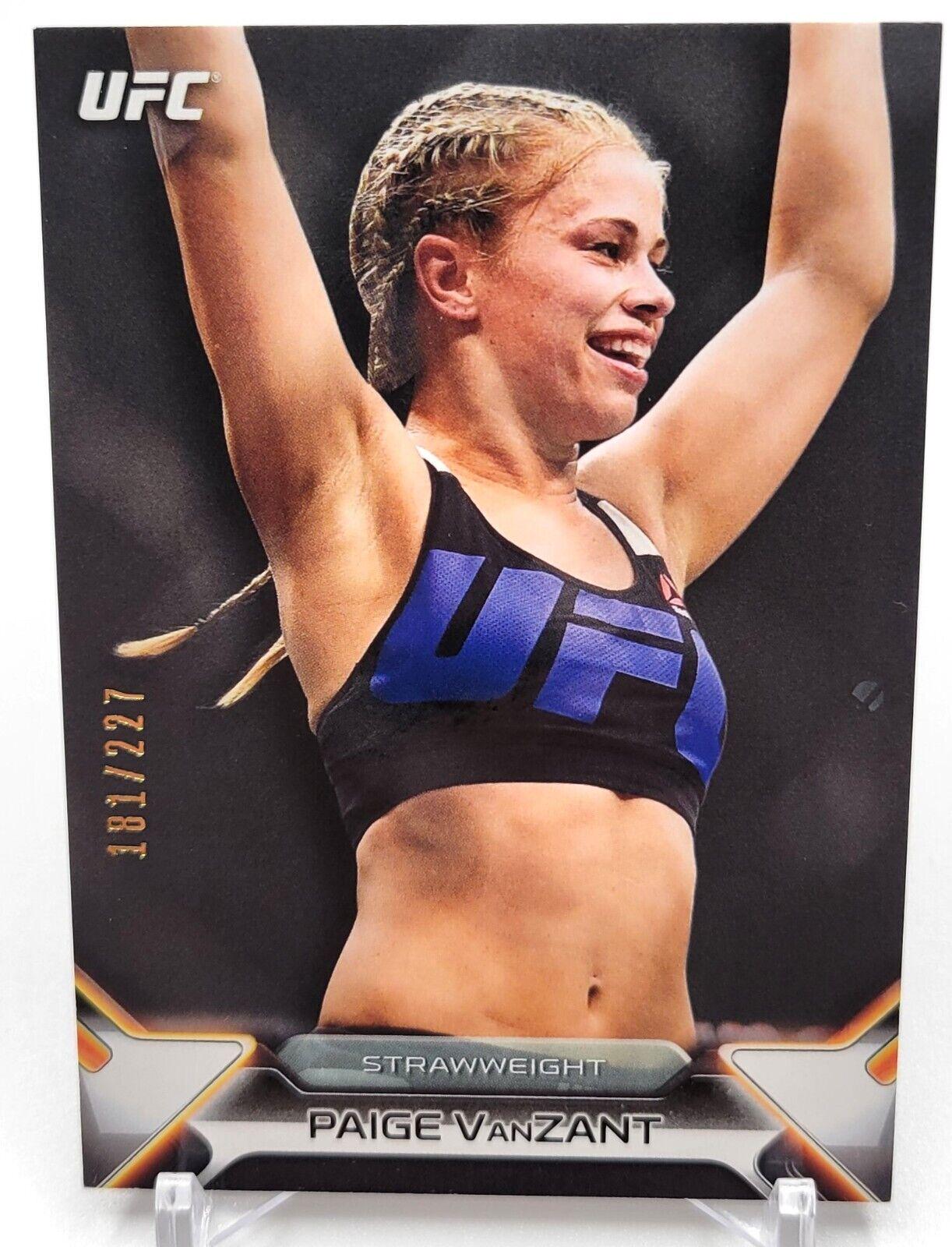 Paige VanZant 2016 Topps UFC Knockout Base #69 Silver