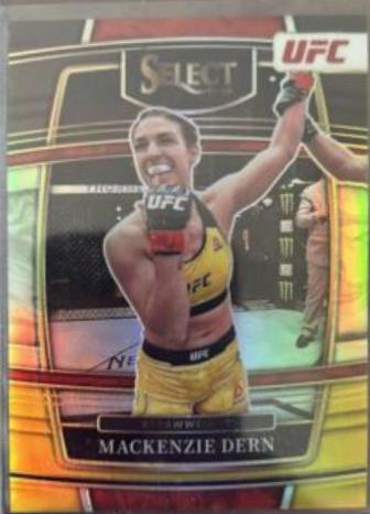Mackenzie Dern 2022 Panini Select UFC Concourse #10 Gold