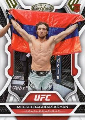 Melsik Baghdasaryan 2023 Panini Chronicles UFC Base Certified #230 Orange