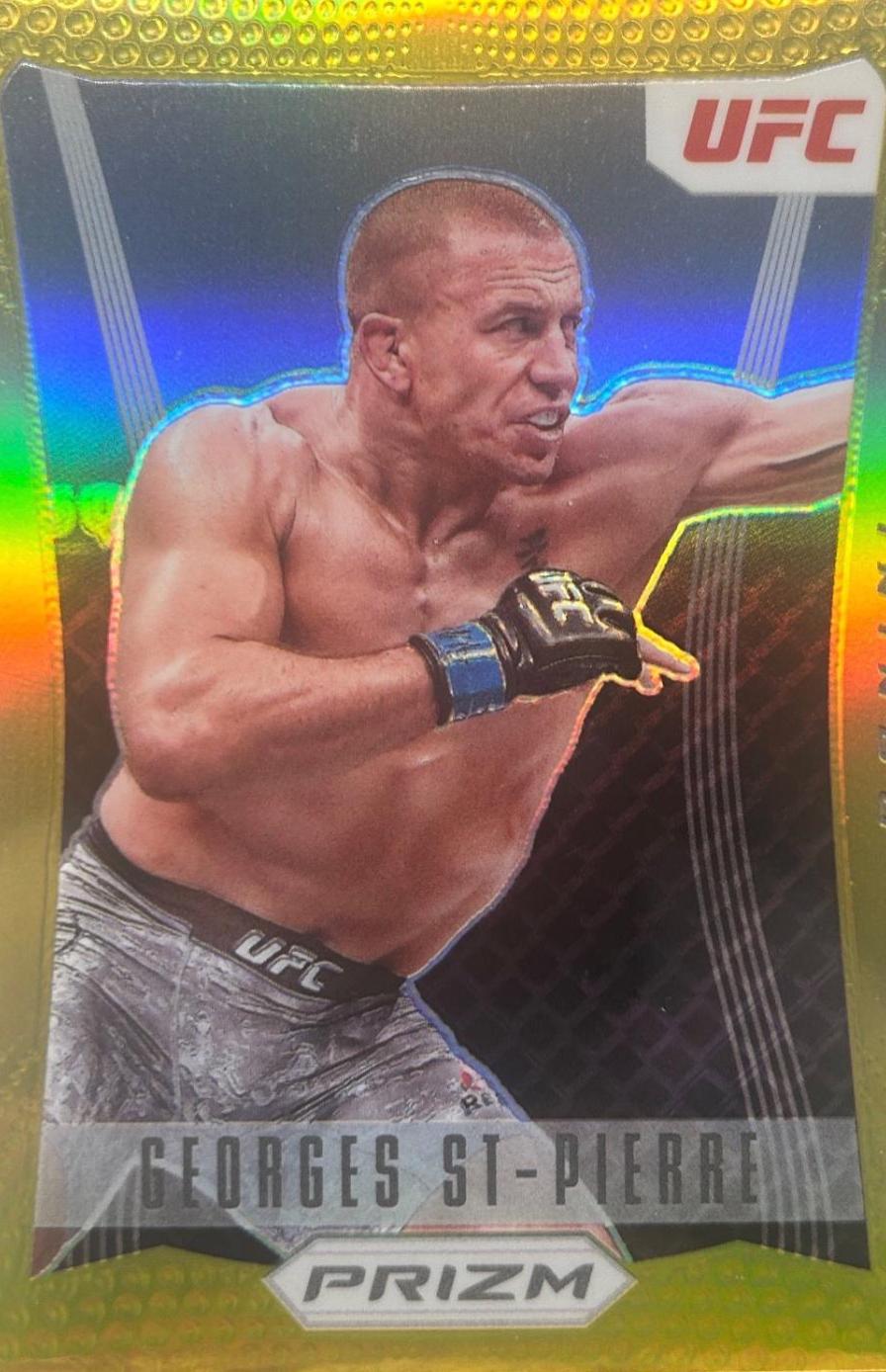 Georges St-Pierre 2022 Panini Prizm UFC Prizm Flashback #10 Gold