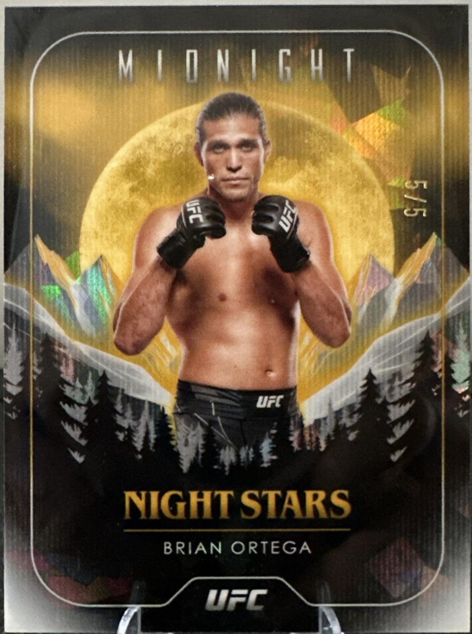 Brian Ortega 2024 Topps Midnight UFC Night Stars #NS-20 Daybreak