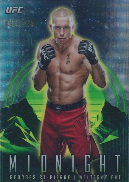 Georges St-Pierre 2024 Topps Midnight UFC Base #75 Morning
