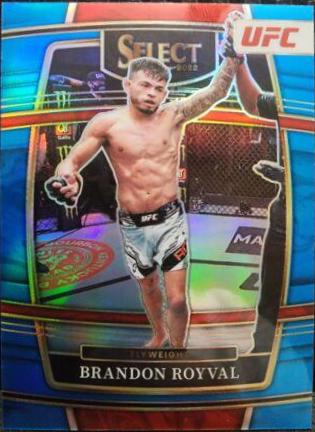 Brandon Royval 2022 Panini Select UFC Concourse #6 Light Blue