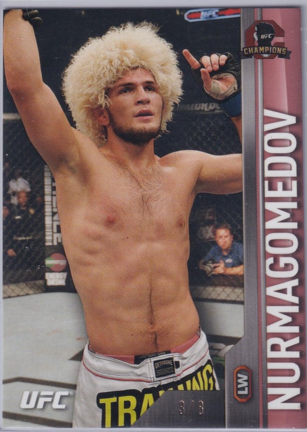 Khabib Nurmagomedov 2015 Topps UFC Champions Base #104 Red