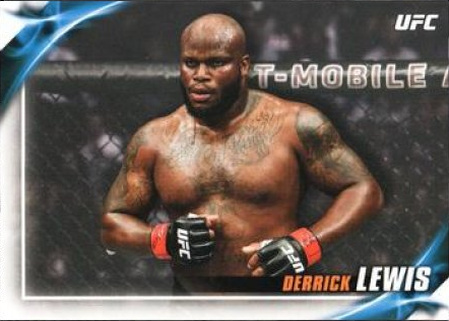 Derrick Lewis 2019 Topps UFC Knockout Base #68 Red
