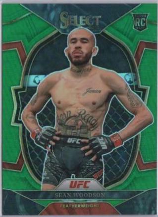 Sean Woodson 2023 Panini Select UFC Mezzanine #302 Green