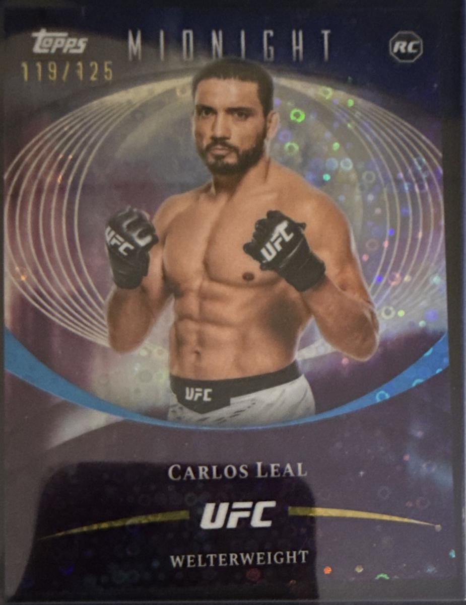 Carlos Leal 2026 Topps Midnight UFC Base #9 Morning