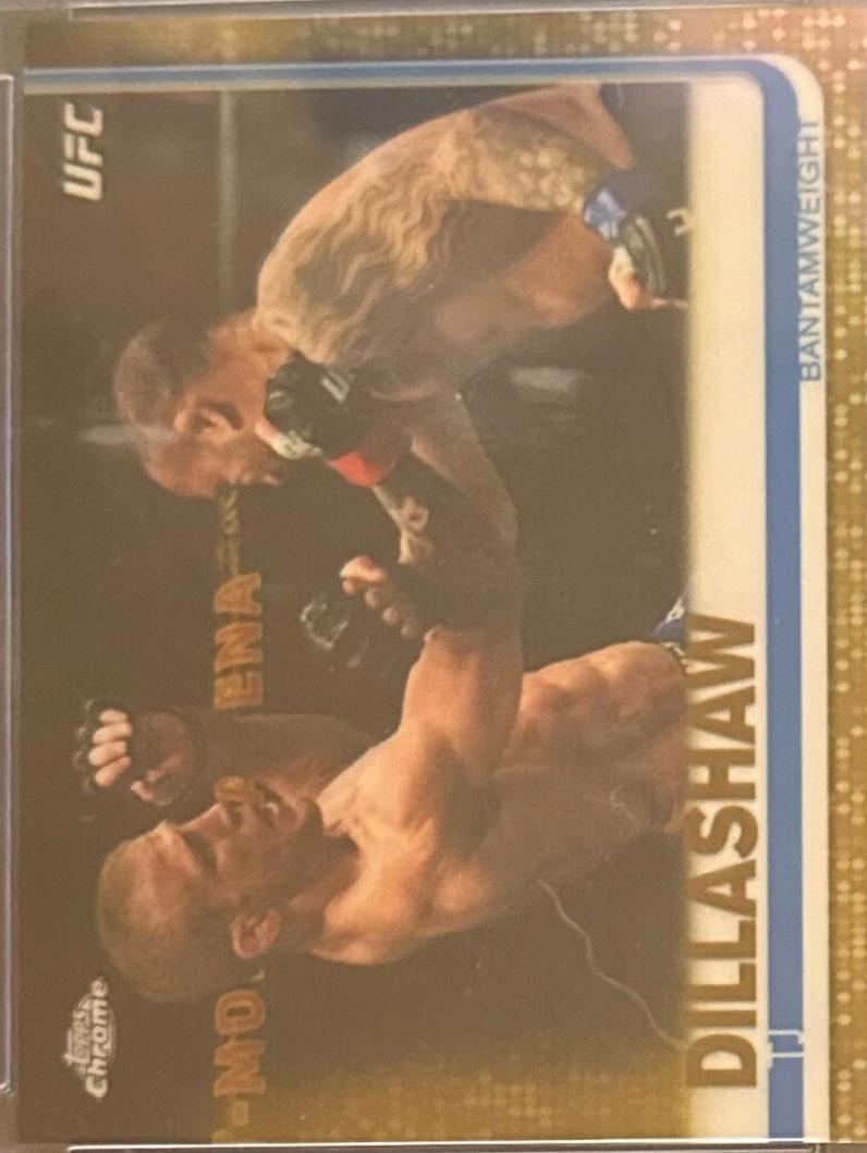 TJ Dillashaw 2019 Topps Chrome UFC Base #83 Gold