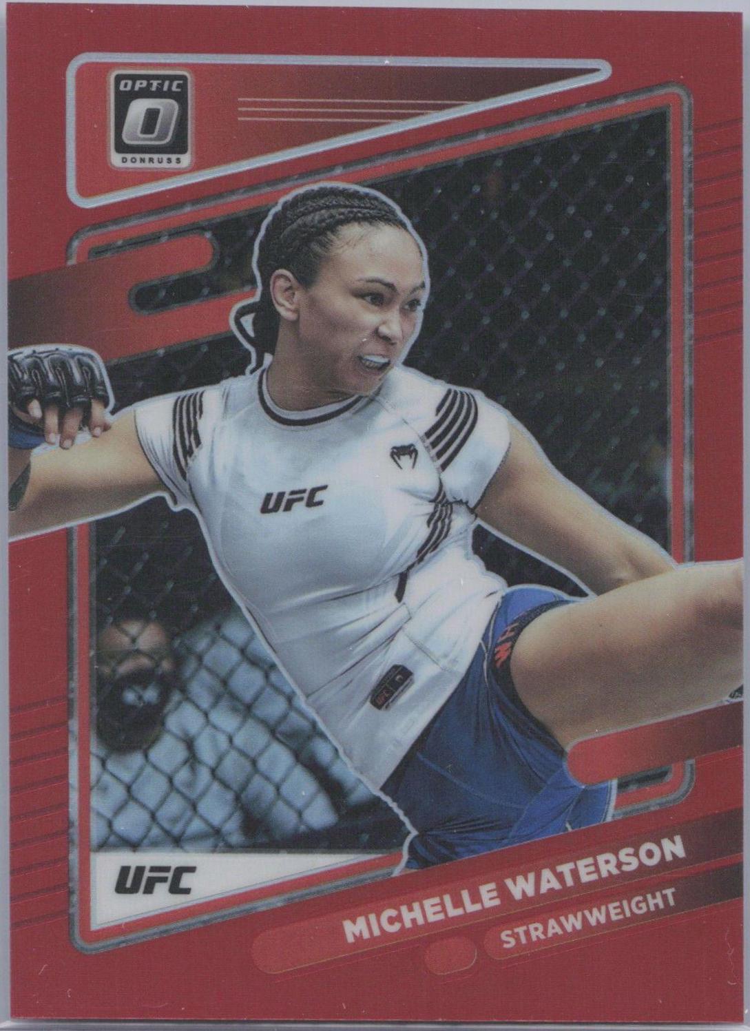Michelle Waterson-Gomez 2022 Panini Donruss Optic UFC Base #89 Red