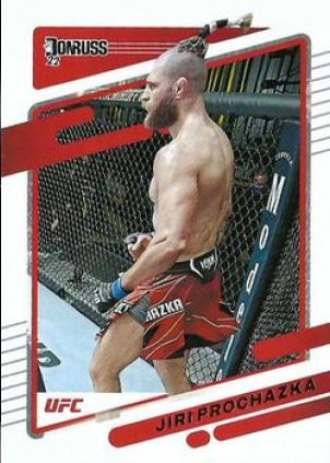 Jiri Prochazka 2022 Panini Donruss UFC Base #81 Teal