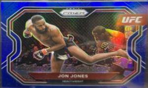 Jon Jones 2021 Panini Prizm UFC Base #101 Blue