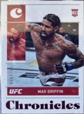 Max Griffin 2022 Panini Chronicles UFC Base Chronicles #99 Red