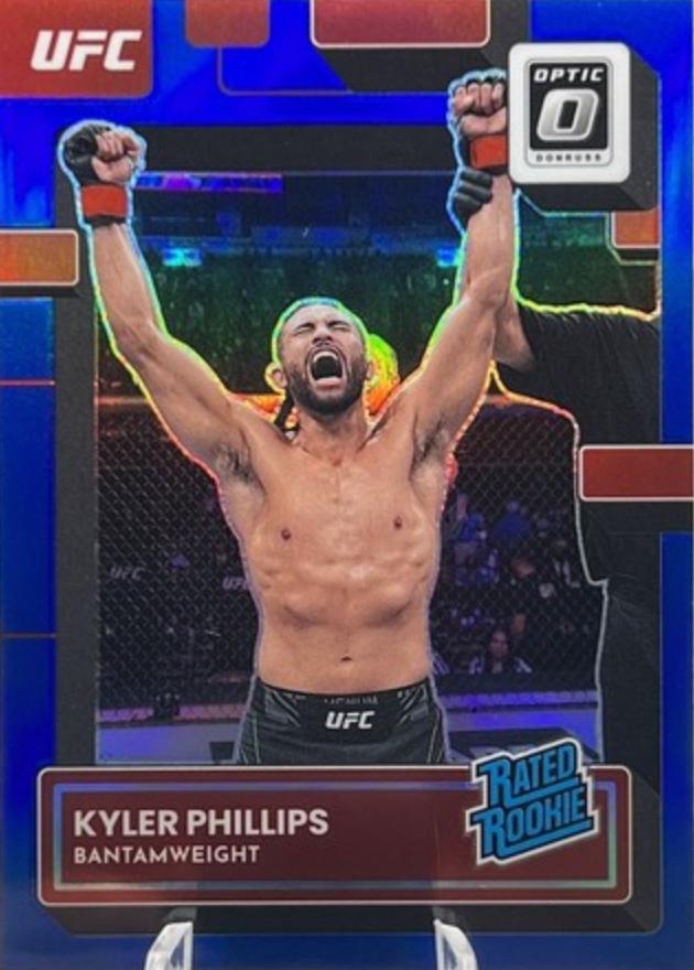 Kyler Phillips 2023 Panini Donruss Optic UFC Base #109 Blue