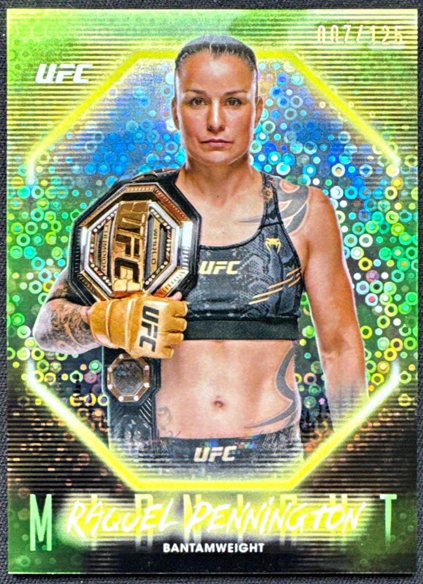 Raquel Pennington 2025 Topps Midnight UFC Base #23 Morning