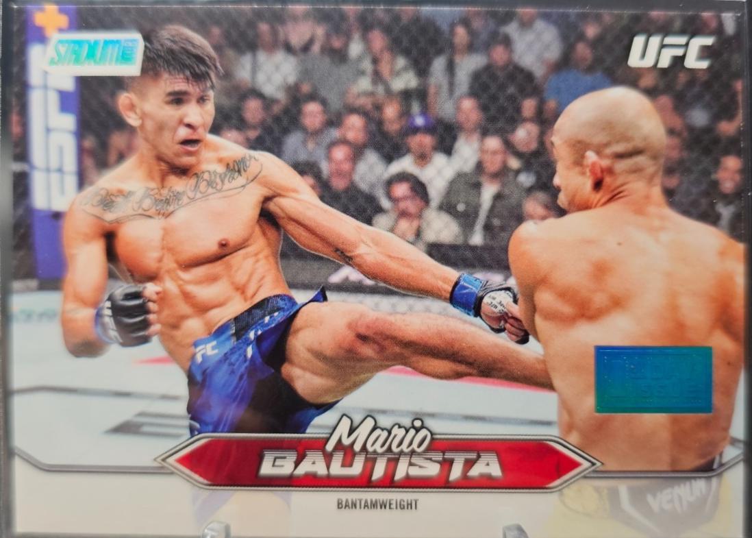 Mario Bautista 2025 Topps Stadium Club UFC Base #104 First Day Issue