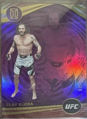 Clay Guida 2023 Panini Chronicles UFC Base Illusions #277 Platinum