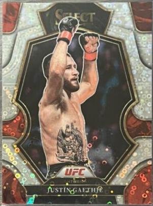 Justin Gaethje 2023 Panini Select UFC Premier Level #135 Disco