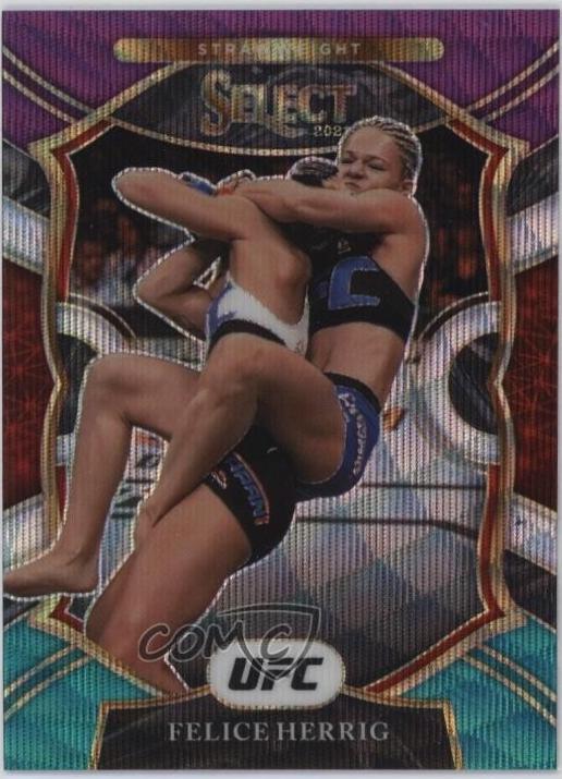 Felice Herrig 2021 Panini Select UFC Concourse #82 Tri Color