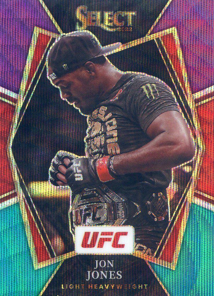 Jon Jones 2022 Panini Select UFC Premier Level #151 Tri Color