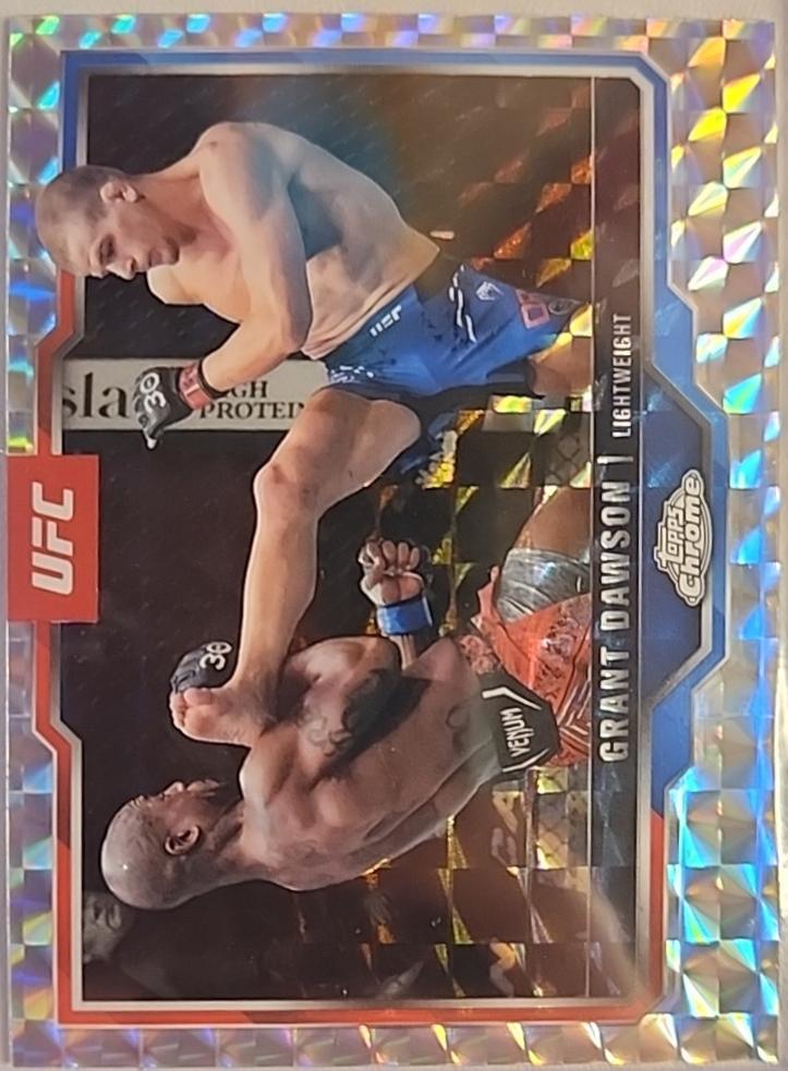 Grant Dawson 2025 Topps Chrome UFC Base #22 X-Fractor