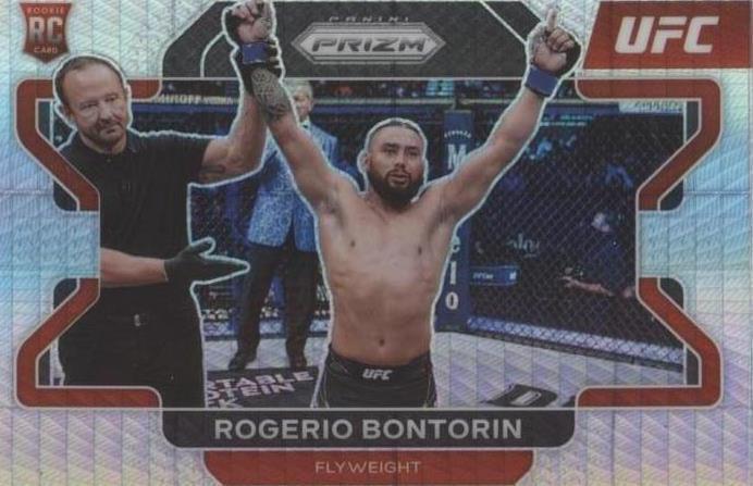 Rogerio Bontorin 2022 Panini Prizm UFC Base #30 Hyper