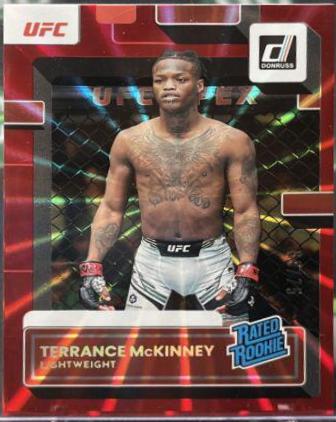 Terrance McKinney 2023 Panini Donruss UFC Base #210 Red Laser
