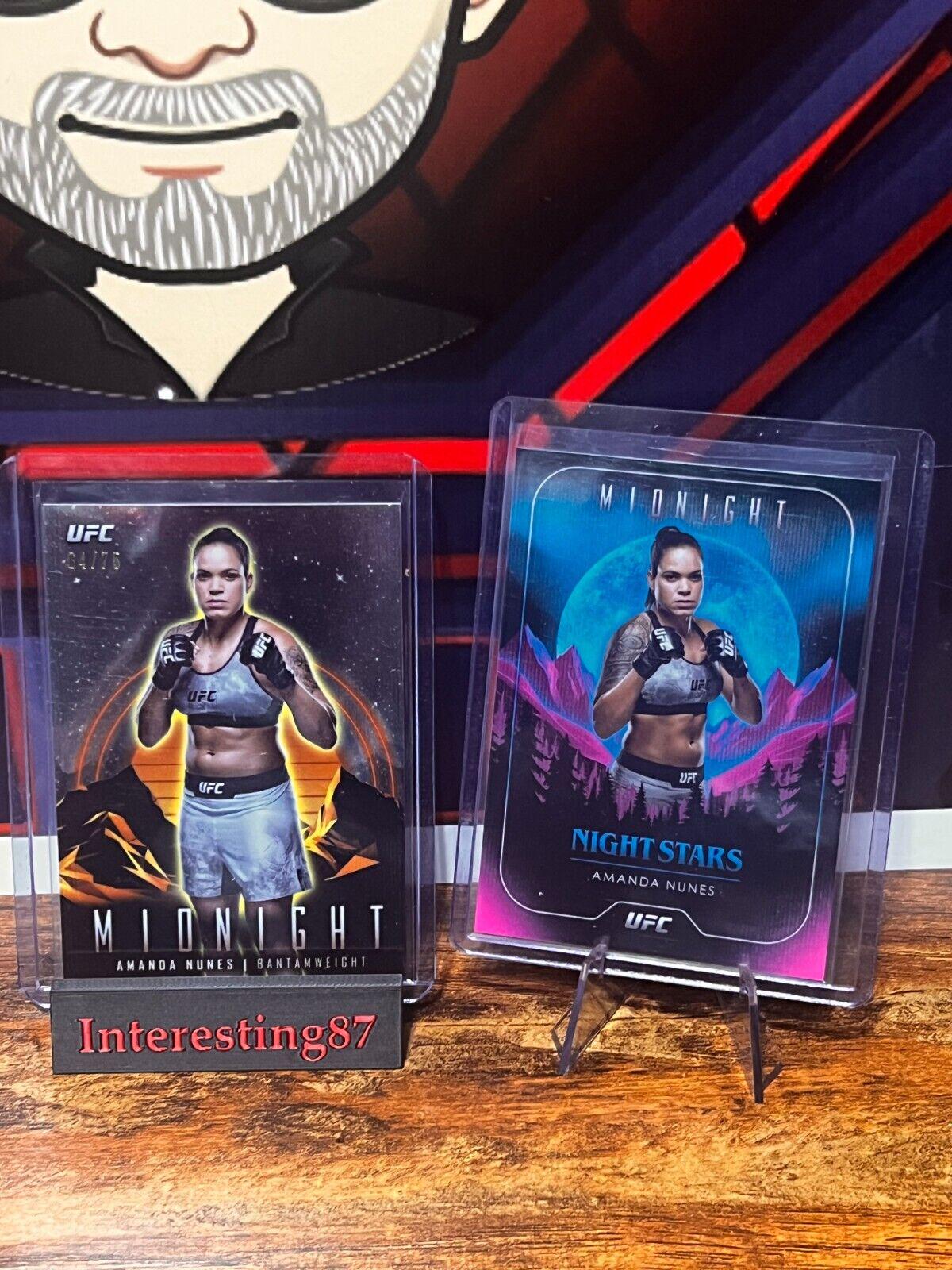 Amanda Nunes 2024 Topps Midnight UFC Base #35 Dusk