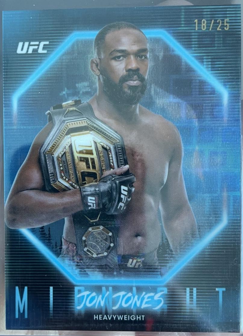 Jon Jones 2025 Topps Midnight UFC Base #99 Moonrise