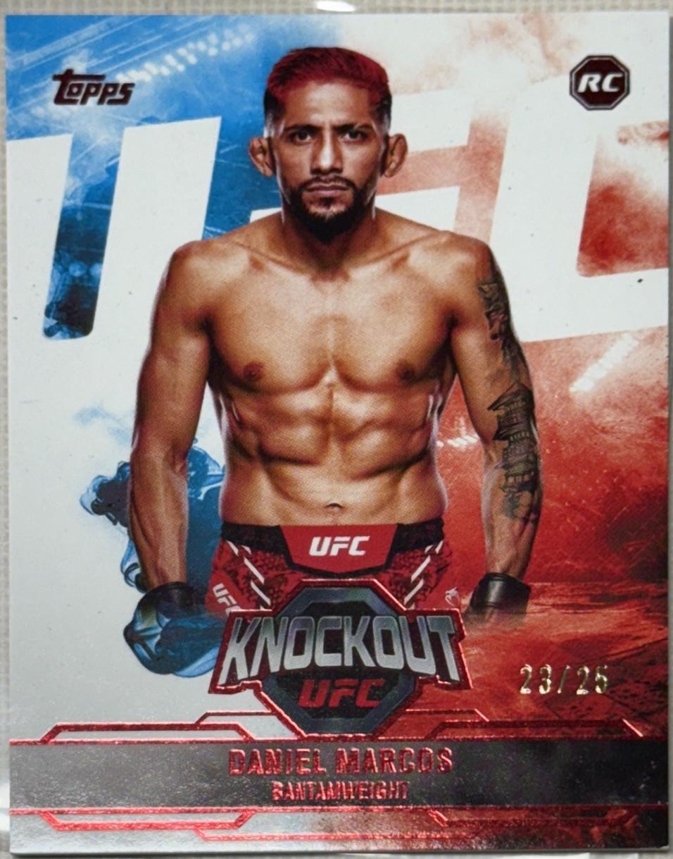 Daniel Marcos 2025 Topps Knockout UFC Base #82 Red