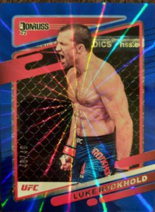 Luke Rockhold 2022 Panini Donruss UFC Base #102 Laser