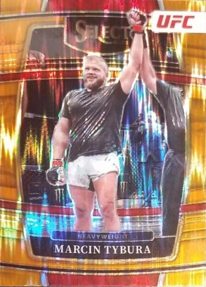 Marcin Tybura 2022 Panini Select UFC Concourse #89 Orange Flash
