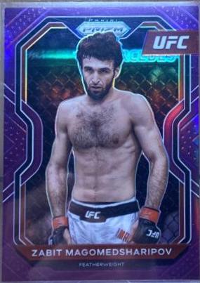 Zabit Magomedsharipov 2021 Panini Prizm UFC Base #93 Purple