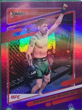 Brandon Moreno 2022 Panini Donruss UFC Base #35 Purple Flood