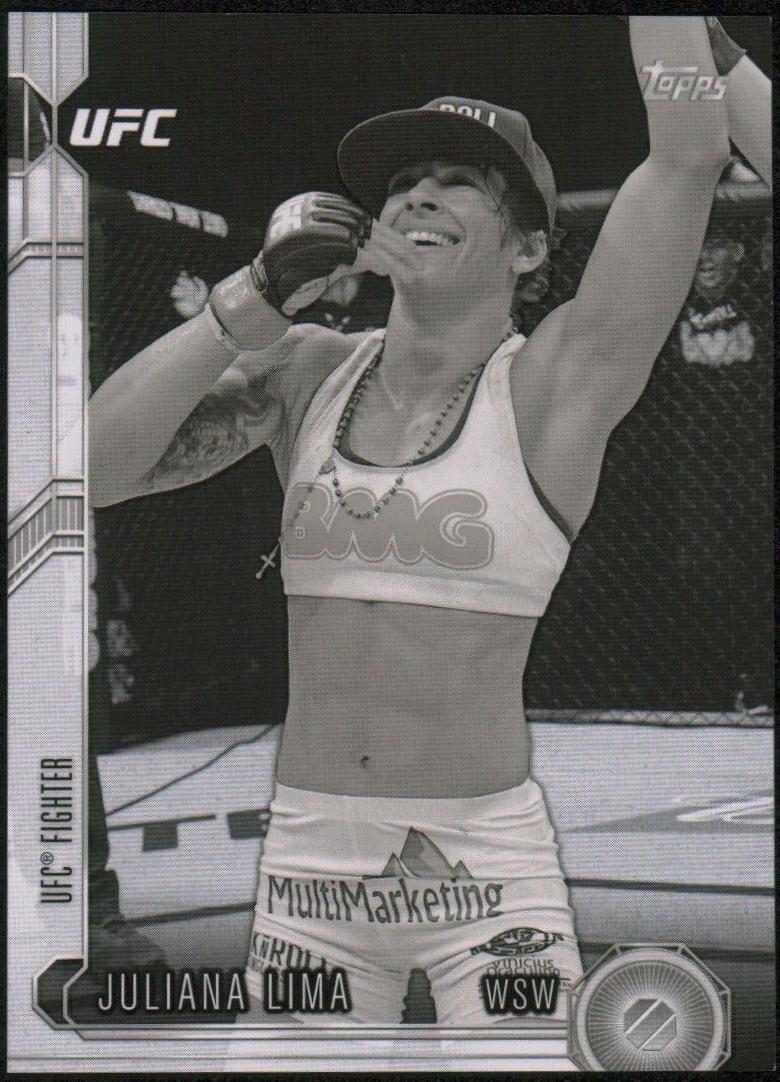 Juliana Lima 2015 Topps UFC Chronicles Base #247 Black and White