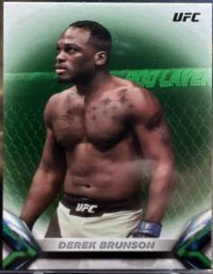 Derek Brunson 2018 Topps UFC Knockout Base #75 Green