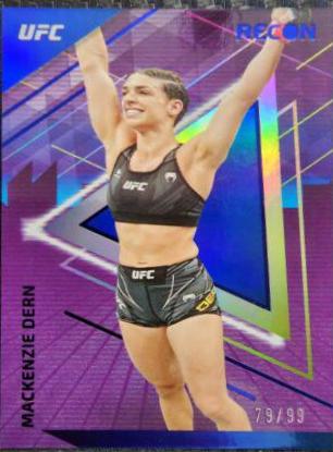 Mackenzie Dern 2022 Panini Chronicles UFC Base Recon #225 Blue
