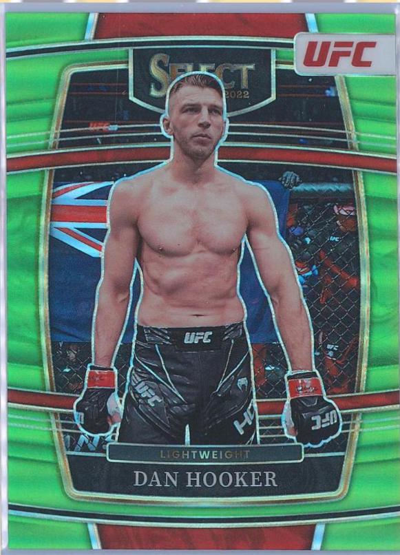 Dan Hooker 2022 Panini Select UFC Concourse #66 Neon Green