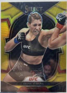 Irene Aldana 2023 Panini Select UFC Concourse #84 Gold