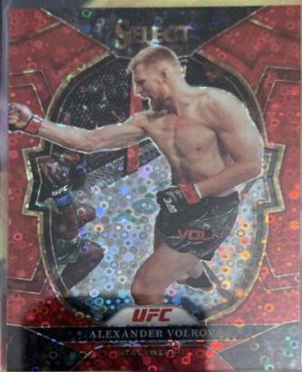 Alexander Volkov 2023 Panini Select UFC Concourse #48 Red Disco