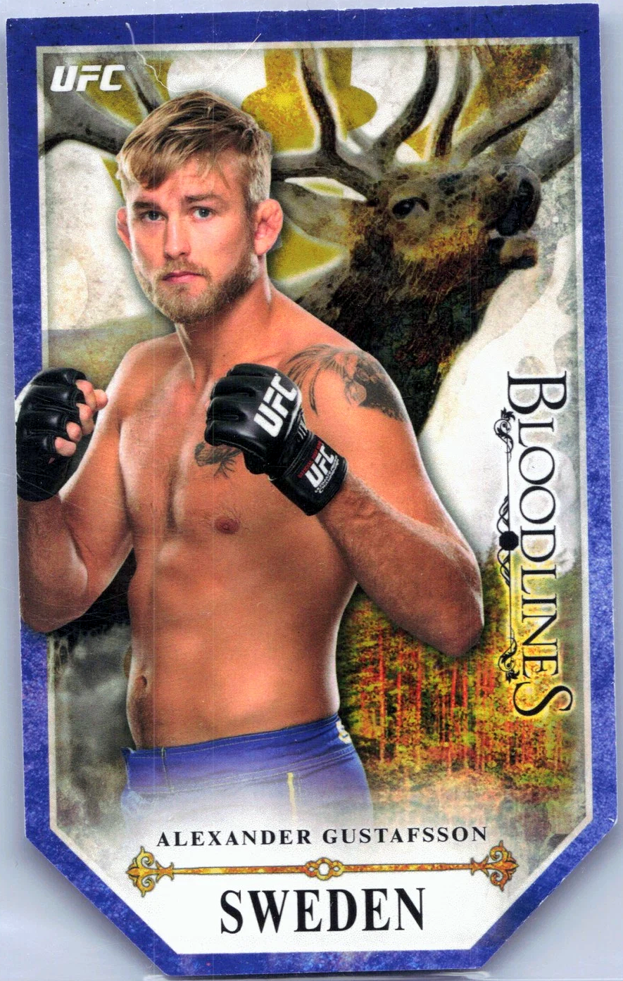 Alexander Gustafsson 2014 Topps UFC Bloodlines Bloodlines #BL-AG
