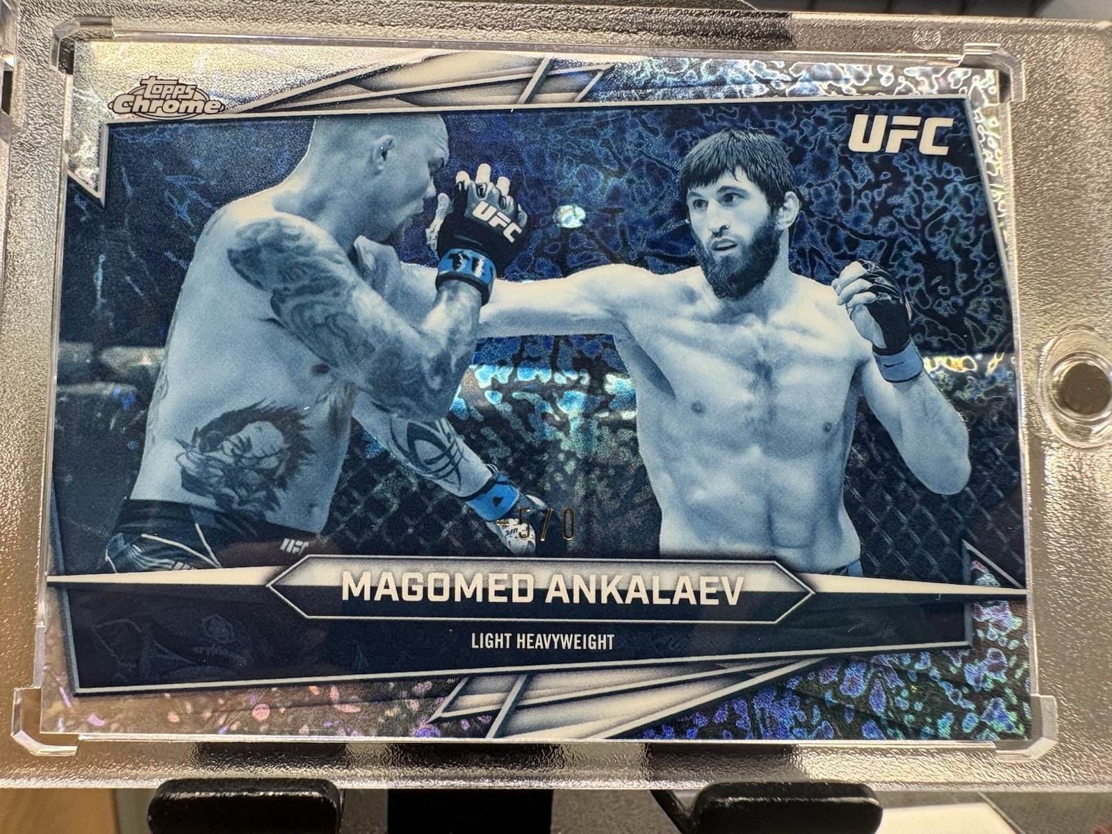 Magomed Ankalaev 2026 Topps Chrome UFC Base #60 Frozenfractor